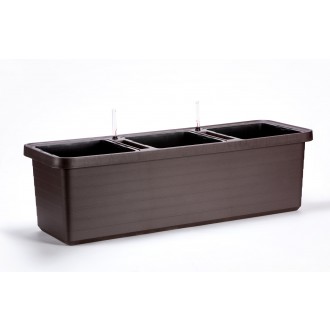 Plastia Samozavlažovací truhlík Berberis TRIO 120x40 cm