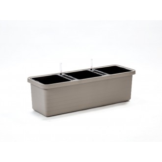 Plastia Samozavlažovací truhlík Berberis TRIO 120x40 cm
