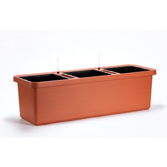 Plastia Samozavlažovací truhlík Berberis TRIO 120x40 cm