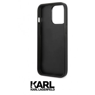 Karl Lagerfeld Monogram Plaque Kryt pro iPhone 13 Pro Pink