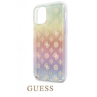 Guess Iridescent 4G Peony Zadní Kryt pro iPhone 11 Pro