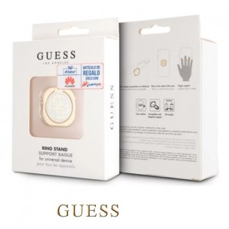 Guess 4G Metal Ring Stand Universal White/Gold