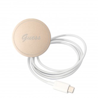 Guess 4G MagSafe Kompatibilní Zadní Kryt + Bezdrátová Nabíječka pro iPhone 14 Pro