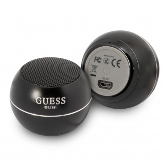 Guess Mini Bluetooth Speaker 3W 4H Black