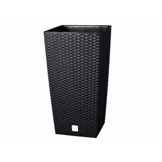 Obal na květník RATO SQUARE 2v1 plastový 27x27x50cm