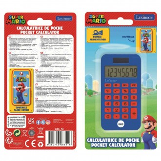 Kapesní kalkulačka Mario s ochranným krytem