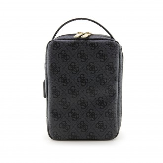 Guess PU 4G Printed Stripes Travel Universal Bag Black