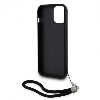 Karl Lagerfeld Sequins Reversible Zadní Kryt pro iPhone 14 Black/Silver