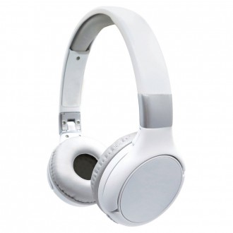 Skládací sluchátka bílá Bluetooth