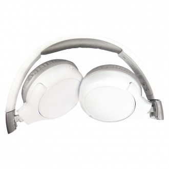 Skládací sluchátka bílá Bluetooth