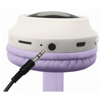 Bezdrátová Bluetooth sluchátka s kočičími oušky