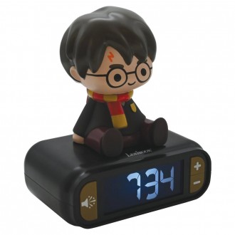 Dětský budík Harry Potter s nočním osvětlením