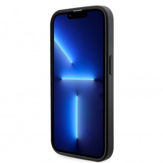 Guess PU G Cube MagSafe Kompatibilní Zadní Kryt pro iPhone 13 Pro Black