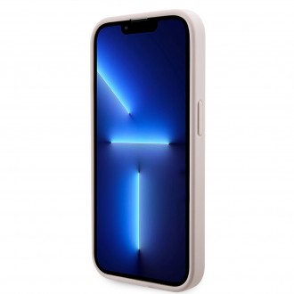 Guess PU G Cube MagSafe Kompatibilní Zadní Kryt pro iPhone 13 Pro růžový