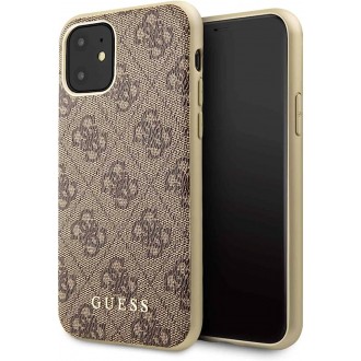 Guess Charms Hard Case 4G Brown pro iPhone XR