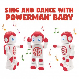 Mluvící robot Powerman First se světelnými efekty