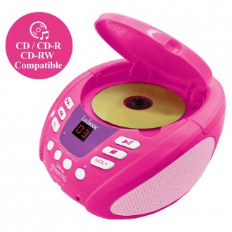Přenosný Bluetooth CD přehrávač Disney Princess se světelnými efekty