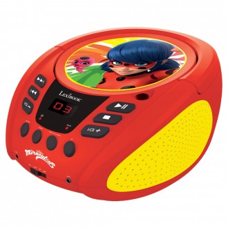 Přenosný Bluetooth CD přehrávač Kouzelná Beruška se světelnými efekty