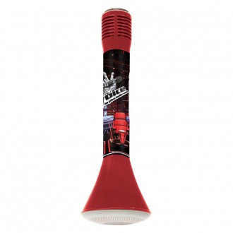 Bezdrátový karaoke mikrofon The Voice s vestavěným reproduktorem a světelnými efekty