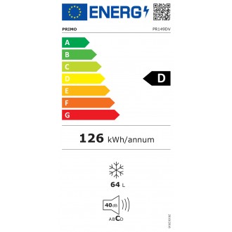 Šuplíkový mrazák - stříbrný - PRIMO PR149DV