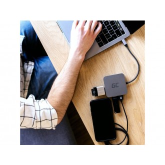 GreenCell AK61 Green Cell HUB USB-C HDMI