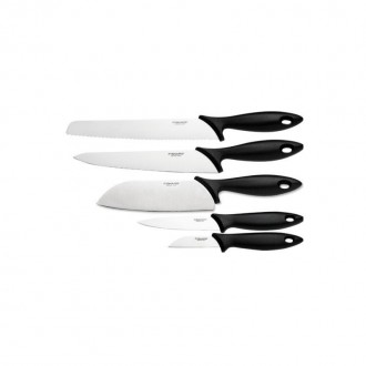 Blok 5 nožů FISKARS ESSENTIAL 1023782