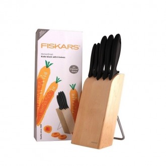 Blok 5 nožů FISKARS ESSENTIAL 1023782