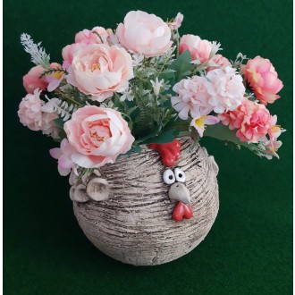 Keramický květináč kulatý průměr 19cm 0020006