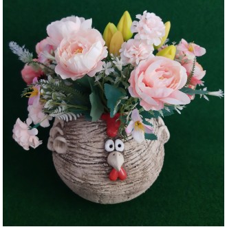Keramický květináč kulatý průměr 19cm 0020006