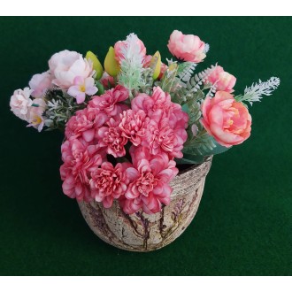 Keramický květináč kulatý, s odkapávací dírkou, průměr 23cm  0011001