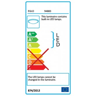 LED osvětlení Eglo Wasao 63x6 cm kov chrom 94883