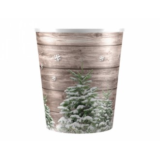 Obal na květník CHRISTMAS STROMEK Vánoce plastový