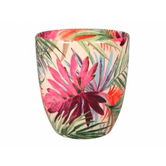 Obal na květník KODET PALMA keramický lesklý d13x14cm
