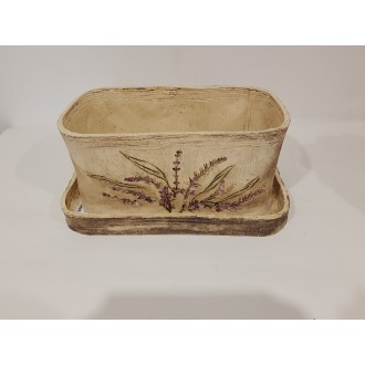 Podmiska pro keramický truhlík 37x23 cm 00020011
