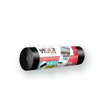 viGO pytle 60l/10ks 60x70cm Q002 černé LDPE