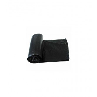 viGO pytle na odpadky s uchy, 80 l, 80x90+20 cm, 31 mc, LDPE, černé, 10 ks