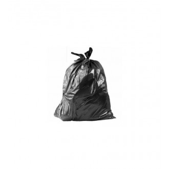 viGO pytle na odpadky s uchy, 80 l, 80x90+20 cm, 31 mc, LDPE, černé, 10 ks