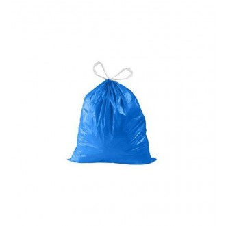 viGO pytle na odpadky zatahovací, 60 l, 60x70 cm, 13 mc, HDPE, modré, 10 ks