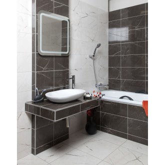 Zrcadlo s LED osvětlením Naturel Pavia Way 60x60 cm ZIL6060KRBV