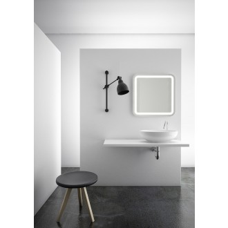 Zrcadlo s LED osvětlením Naturel Pavia Way 60x60 cm ZIL6060KRBV